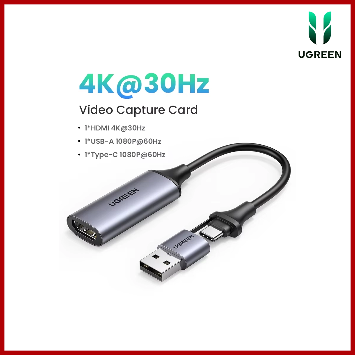 Ugreen 25854 HD USB Video Capture Card