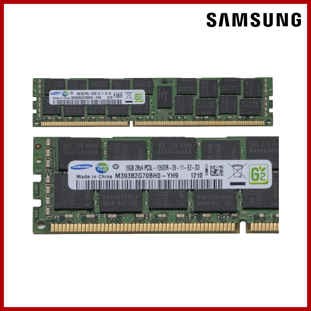 Samsung DDR3 RAM 16GB 1600Hz ECC Server
