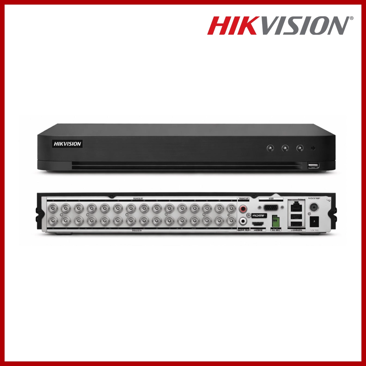 iDS-7232HQHI-M2/XT support up to 32 Audio Port Two way Audio