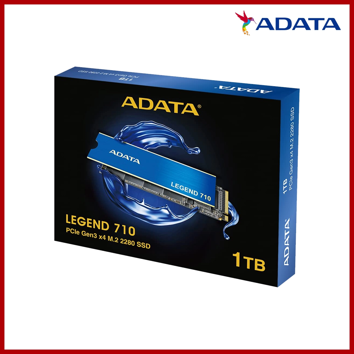 ADATA Legend 710 M.2 PCIe NVMe Gen3x4 2280 Up to 2,400MB/s* (Read) Up to 1,800MB/s* (Write)