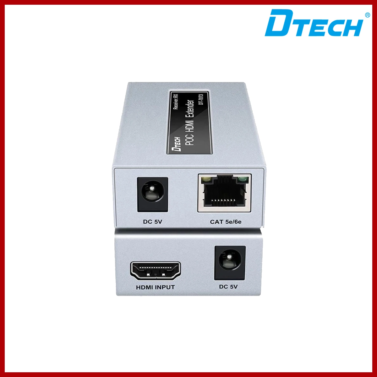 DTECH HDMI Over LAN Cable Extender 50M 5V/1A 1080P DT-7073 @60HZ