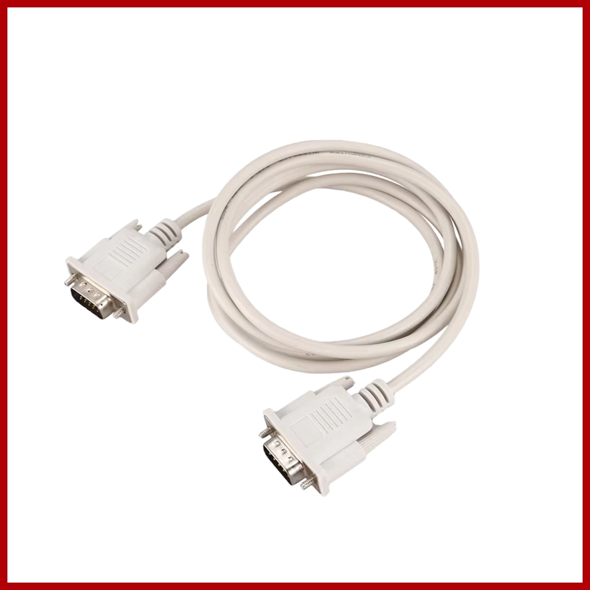 RS232 DB9 9 Pin Male to VGA 15 Pin Cable 1.2m