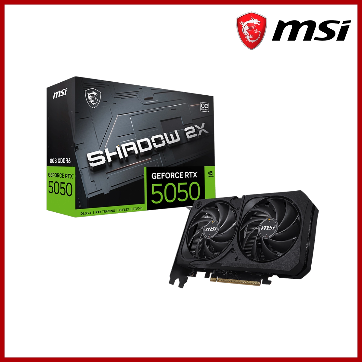 MSI GeForce RTX 5050 8G SHADOW 2X OC
