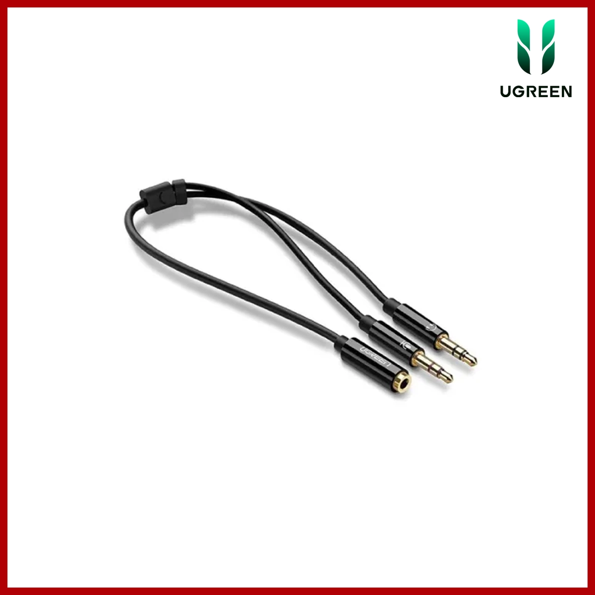 Ugreen 20898 3.5mm Female to 2 Male Audio Cable