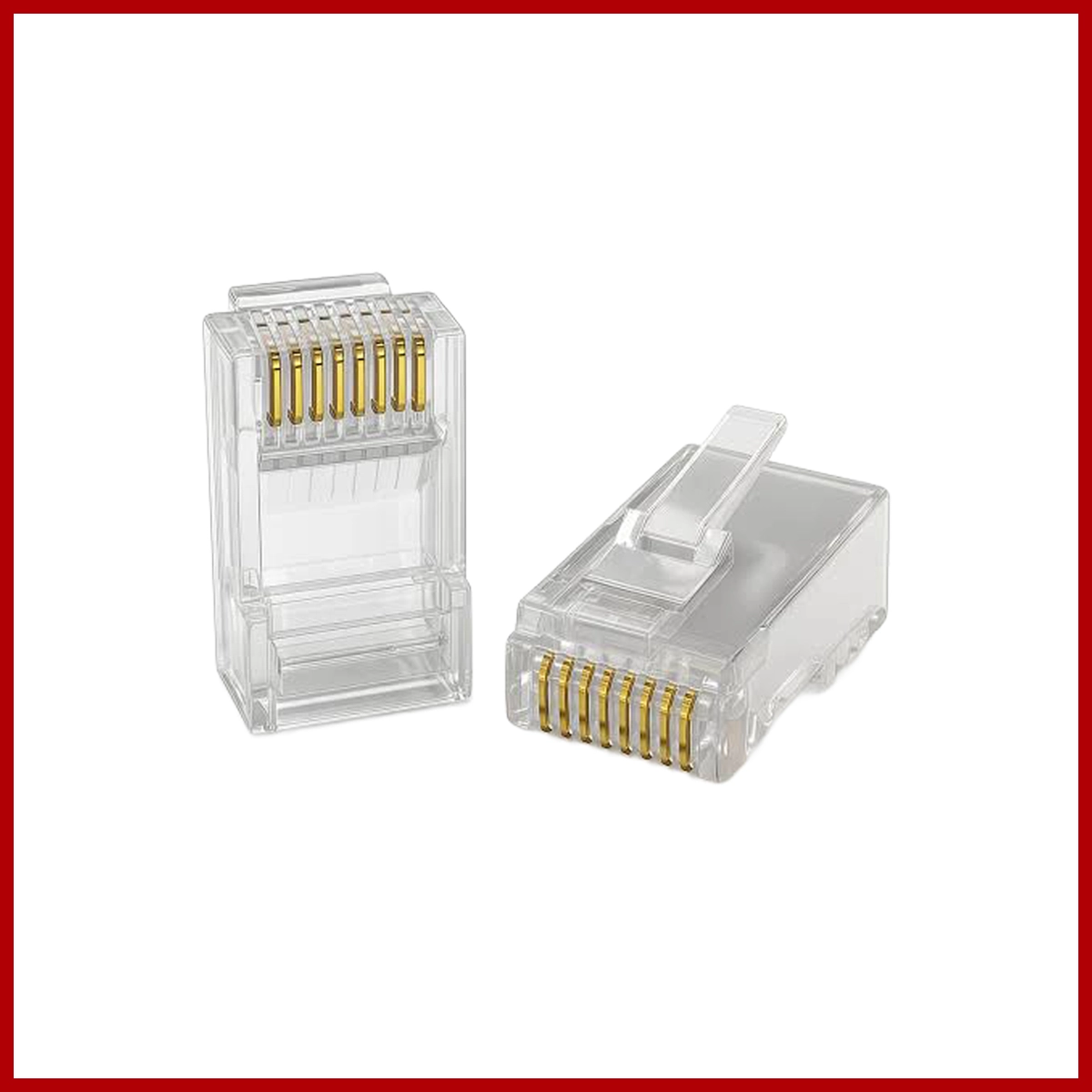 Cambo RJ45 Connector CAT6 Copper Gold Plate