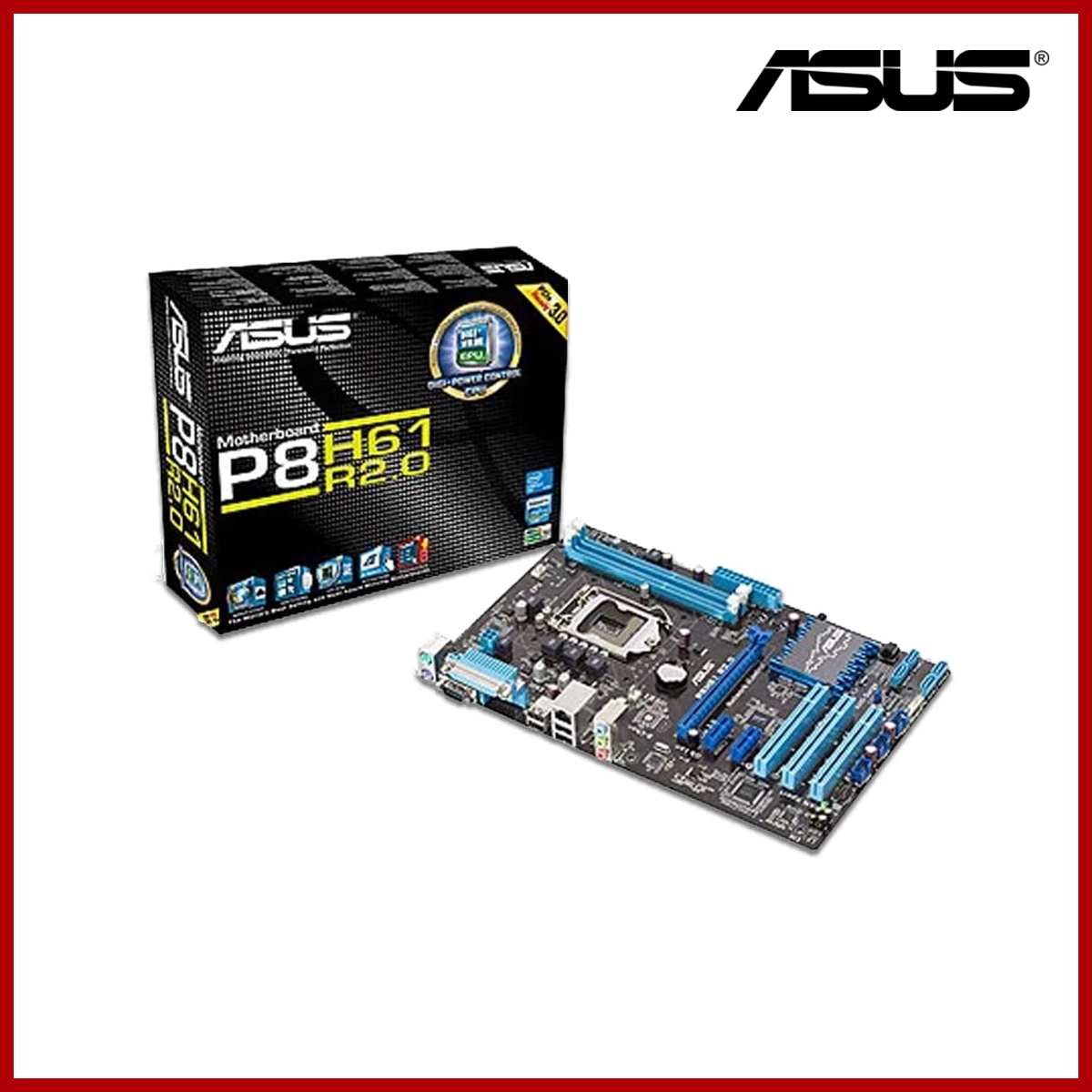 Asus Mainboard (MB) P8H61 Up to 16GB 1333Hz 305*203mm