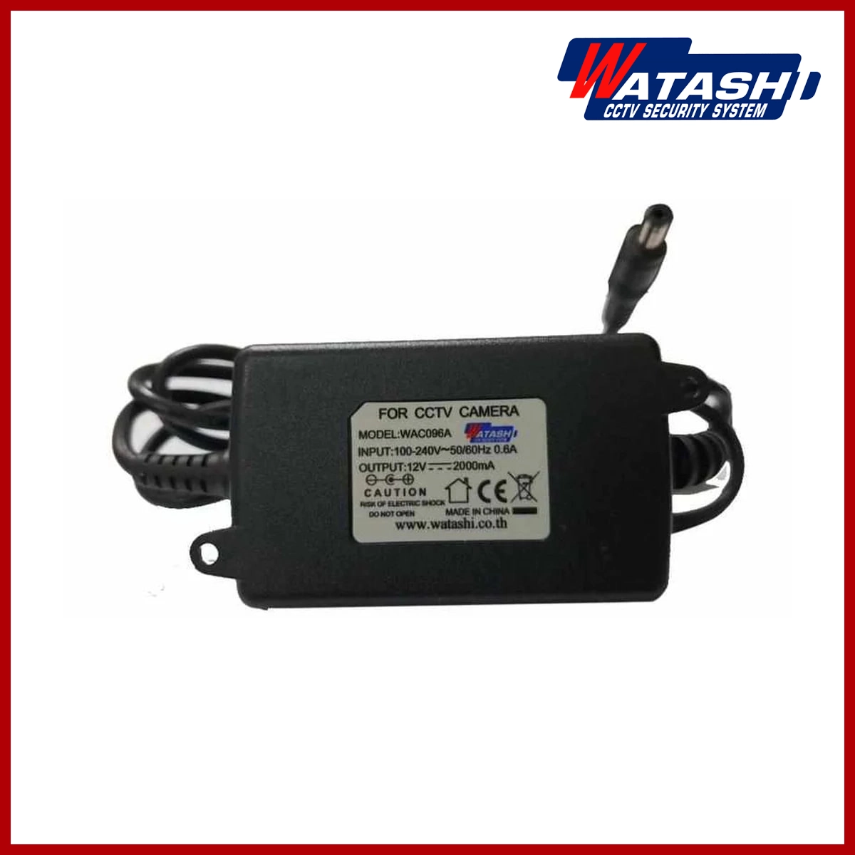 Watashi 12V 2000mA Power Adapter WAC096A