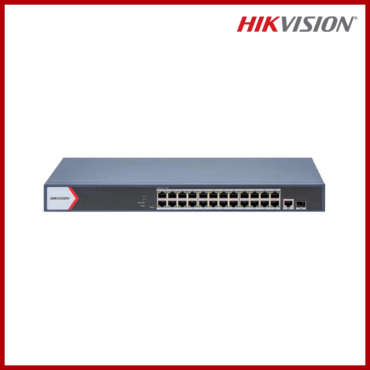 Hikvision 24 Port Gigabit Unmanaged POE Switch DS-3E1526P-EI/M