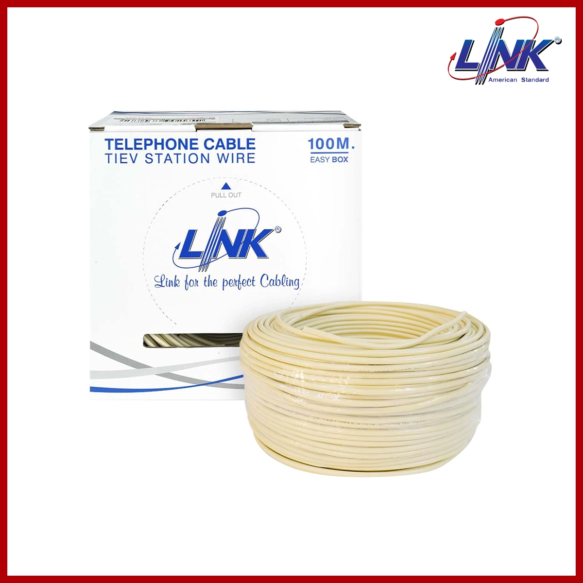 Link UL-1024 Telephone 4C Cable 0.5mm