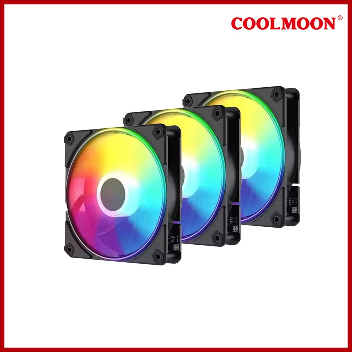 Coolmoon Case Fan RGB LED 12mm