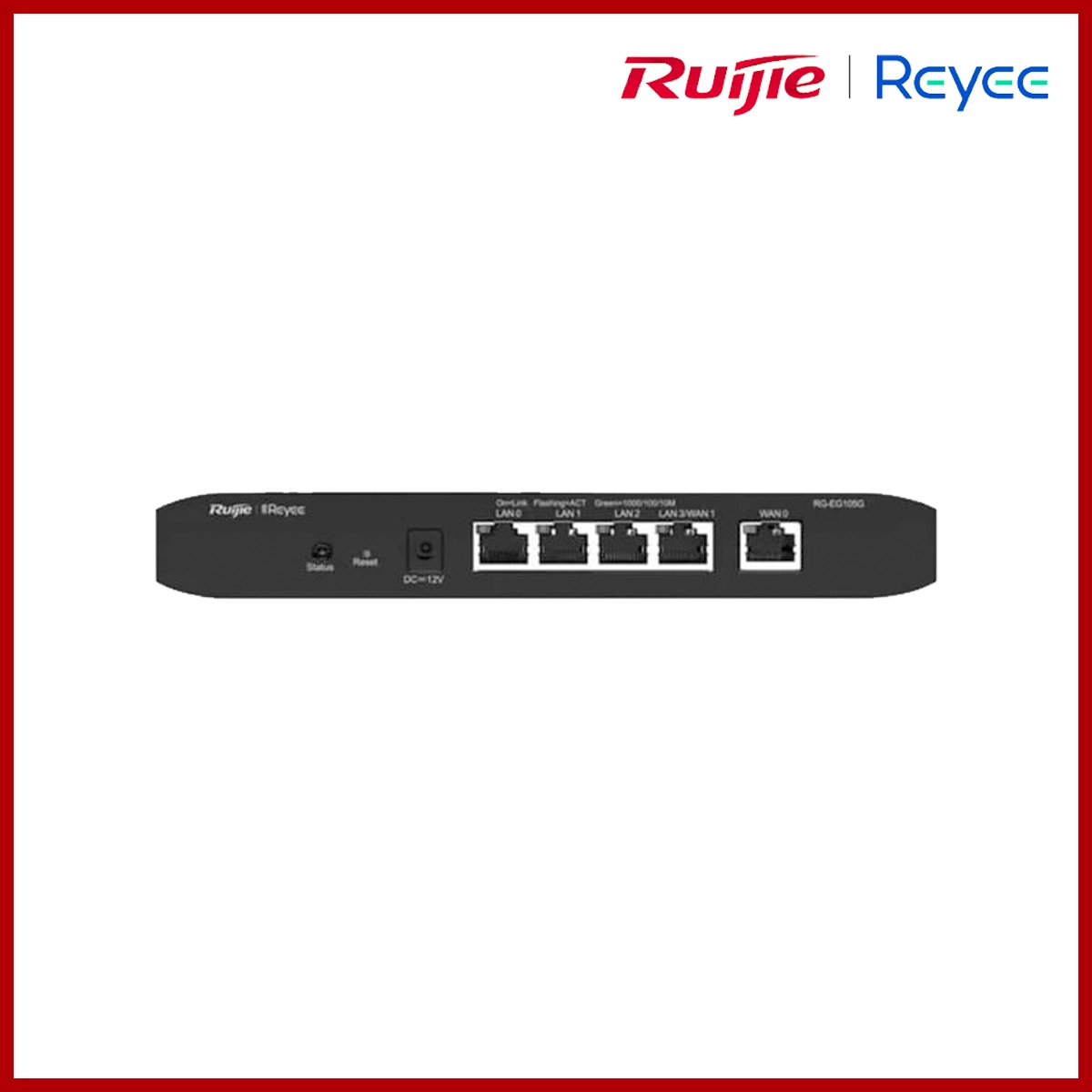 Reyee 5-Port Gigabit Cloud Managed Router,5 Gigabit Ethernet RG-EG105G V2