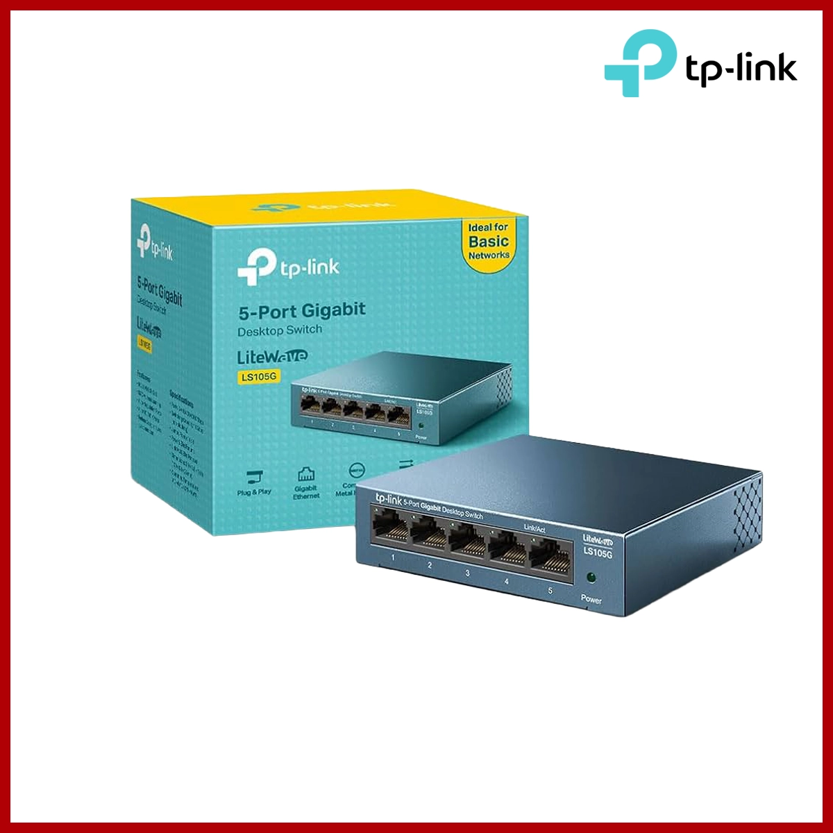 Tp-link 5-port Gigabit Desktop Switch LS105G