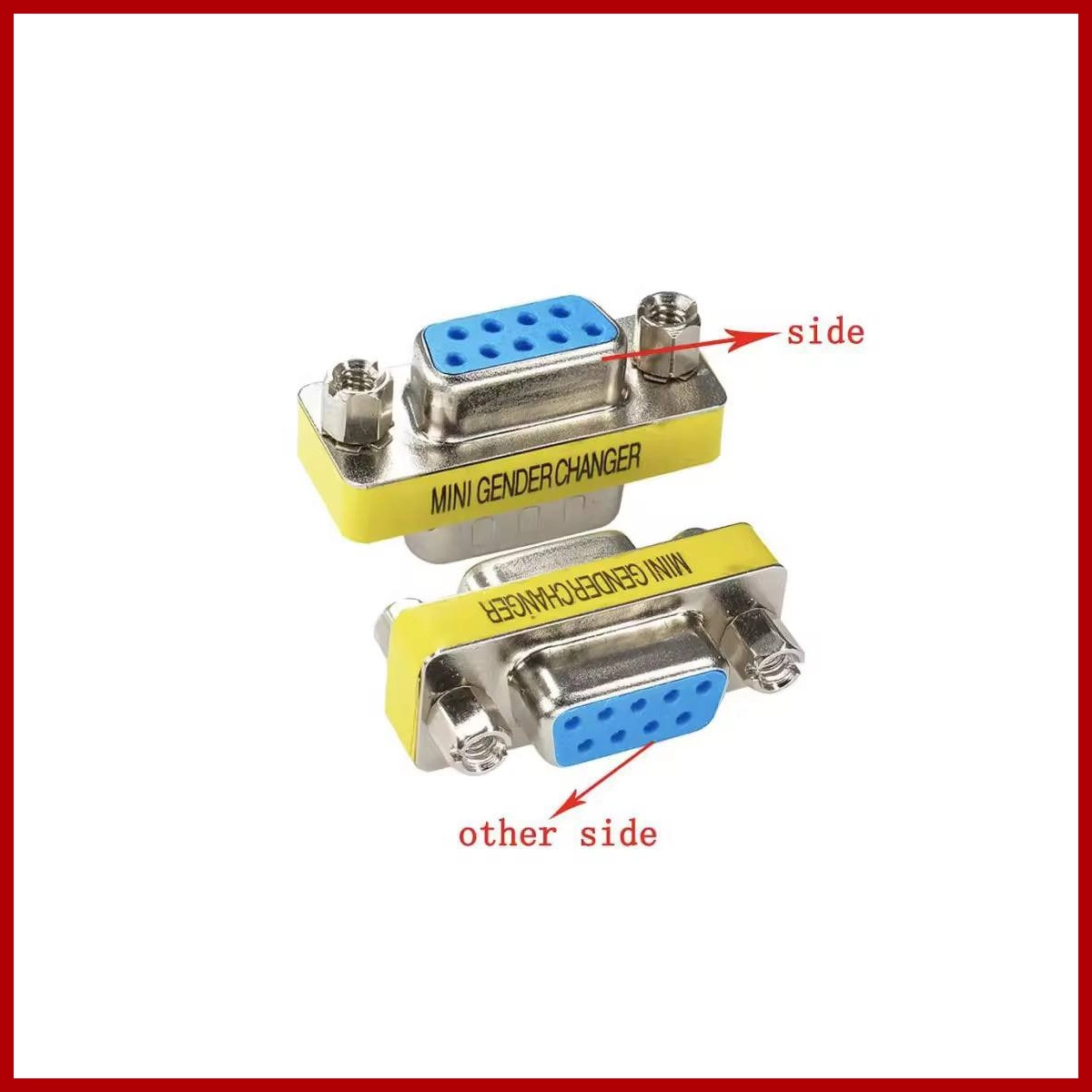 RS232 VGA 9 Pin Female to Female Converter