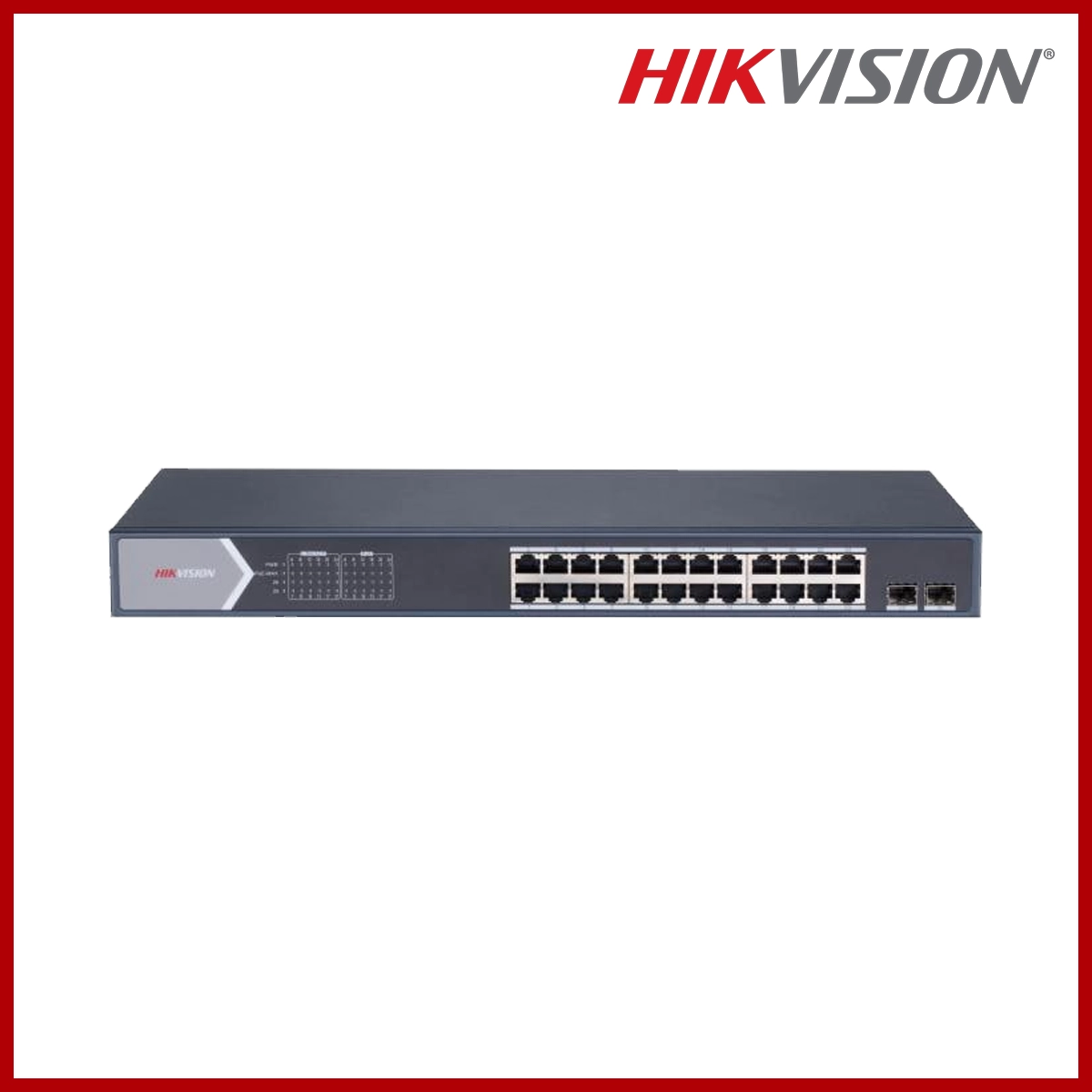 Hikvision 24 Port Gigabit Unmanaged POE Switch DS-3E0526P-E/M