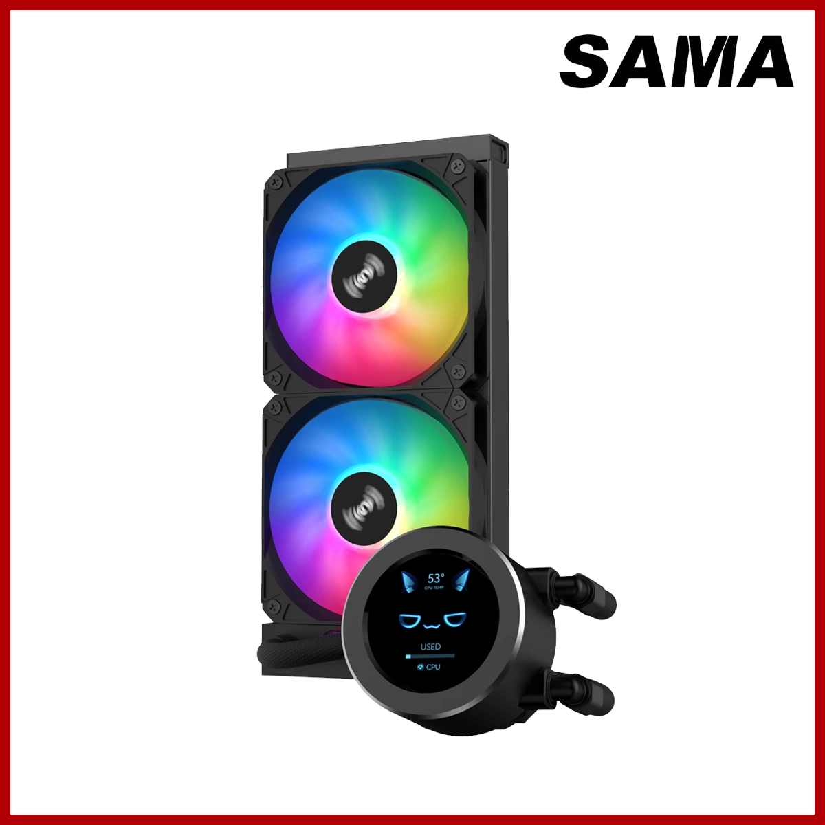 SAMA CY240mm Liquid Cooler Black 250W