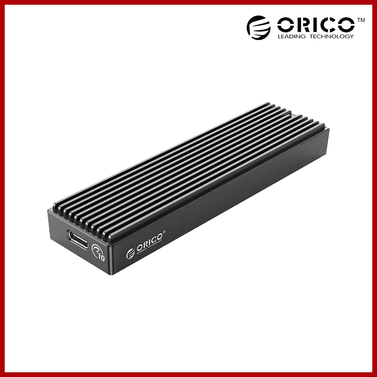 Orico 10Gbps M2L2-NV03C3 M.2 NVMe PCIe SSD Enclosure Case USB3.1 M and B&M Keys