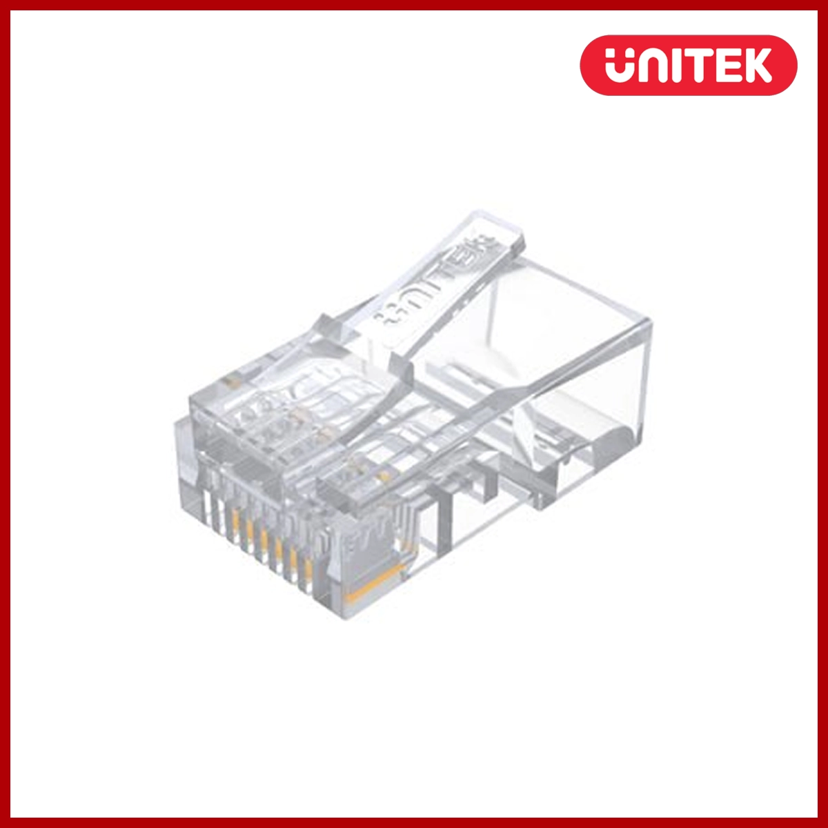 UNITEK Y-OT18TP Connector Cate5E RJ45 8P8C Plug, 100pcs/box
