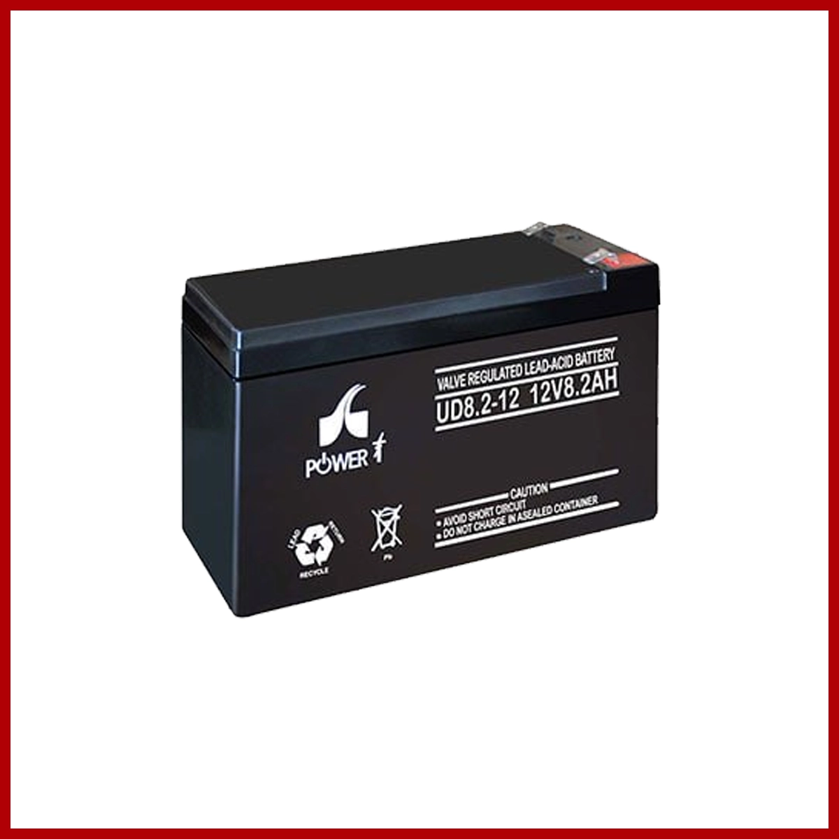 PowerT BAT-0006 Battery 12V8.2AH 7A 2.02KG