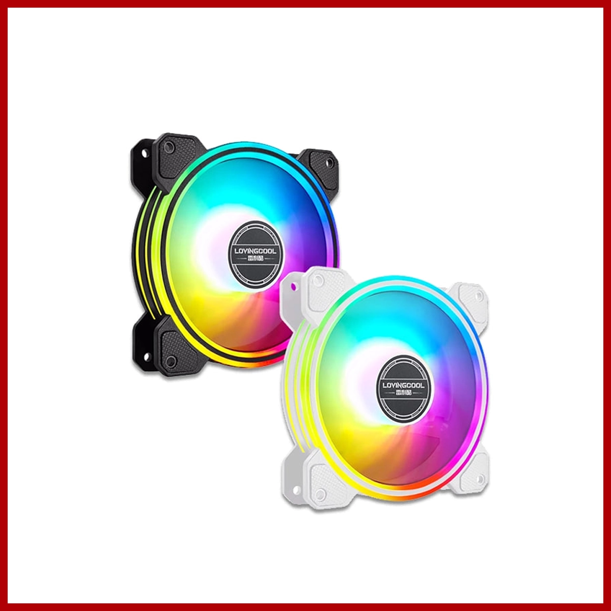 Case Fan RGB 6PIN SGQ-1200 120x120x25mm BLACK