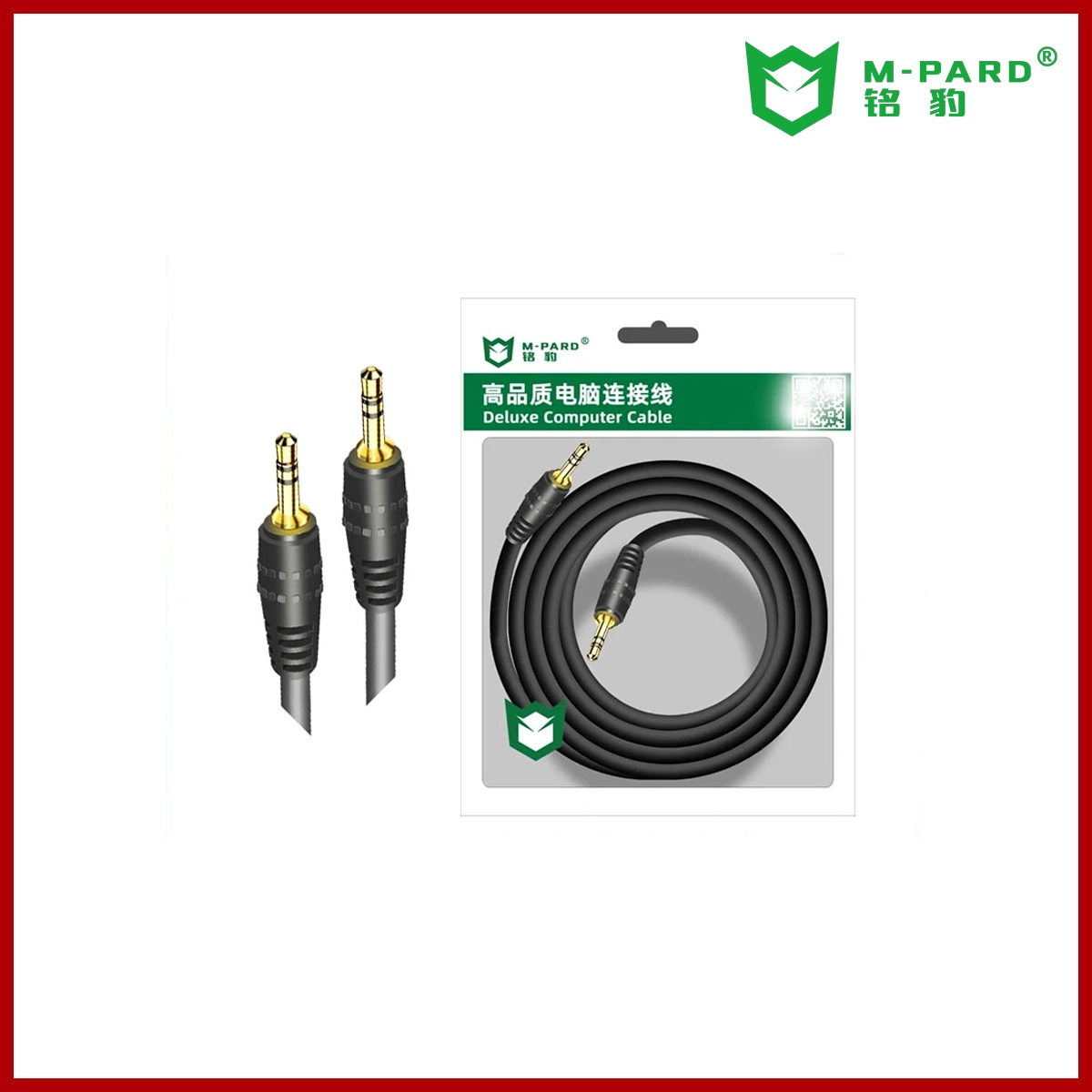 M-PARD Cable AUX Audio Black V-0023 3m