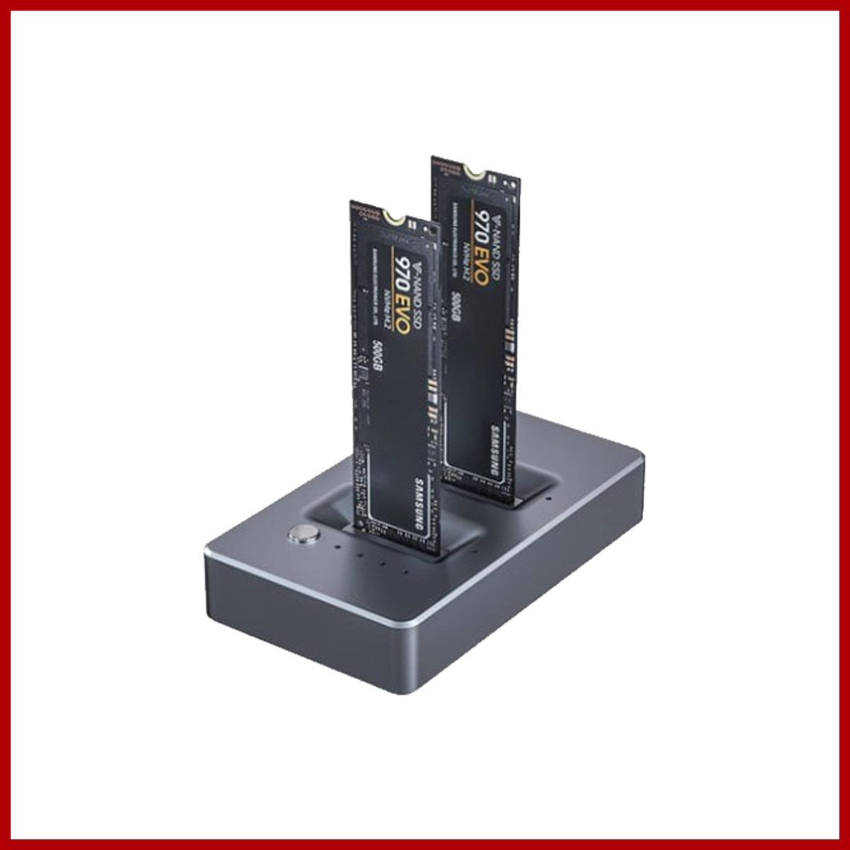 Docking station with clone m.2 ssd