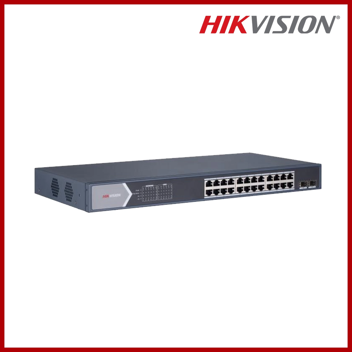 Hikvision 24 Port Gigabit Unmanaged POE Switch DS-3E0526P-E/M