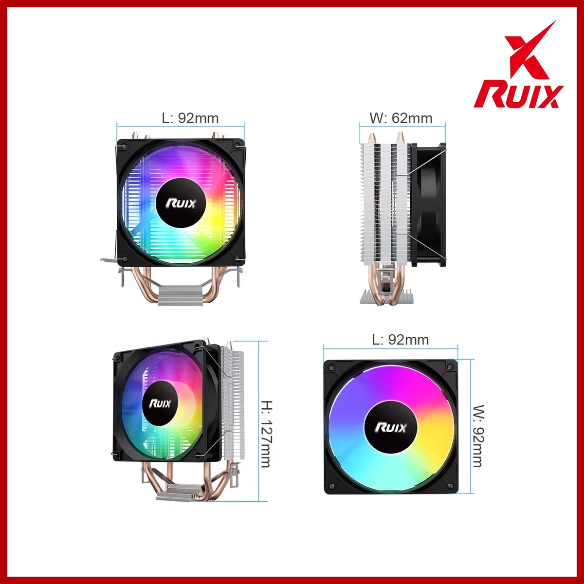 Ruix X4000SE Air Cooler Black 120W
