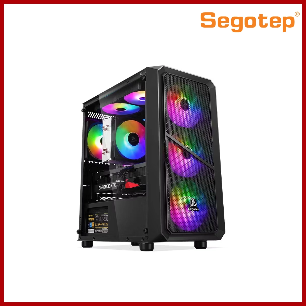 Segotep Desktop Casing Cyber S1 USB3.0+USB2.0*2+ HD Audio