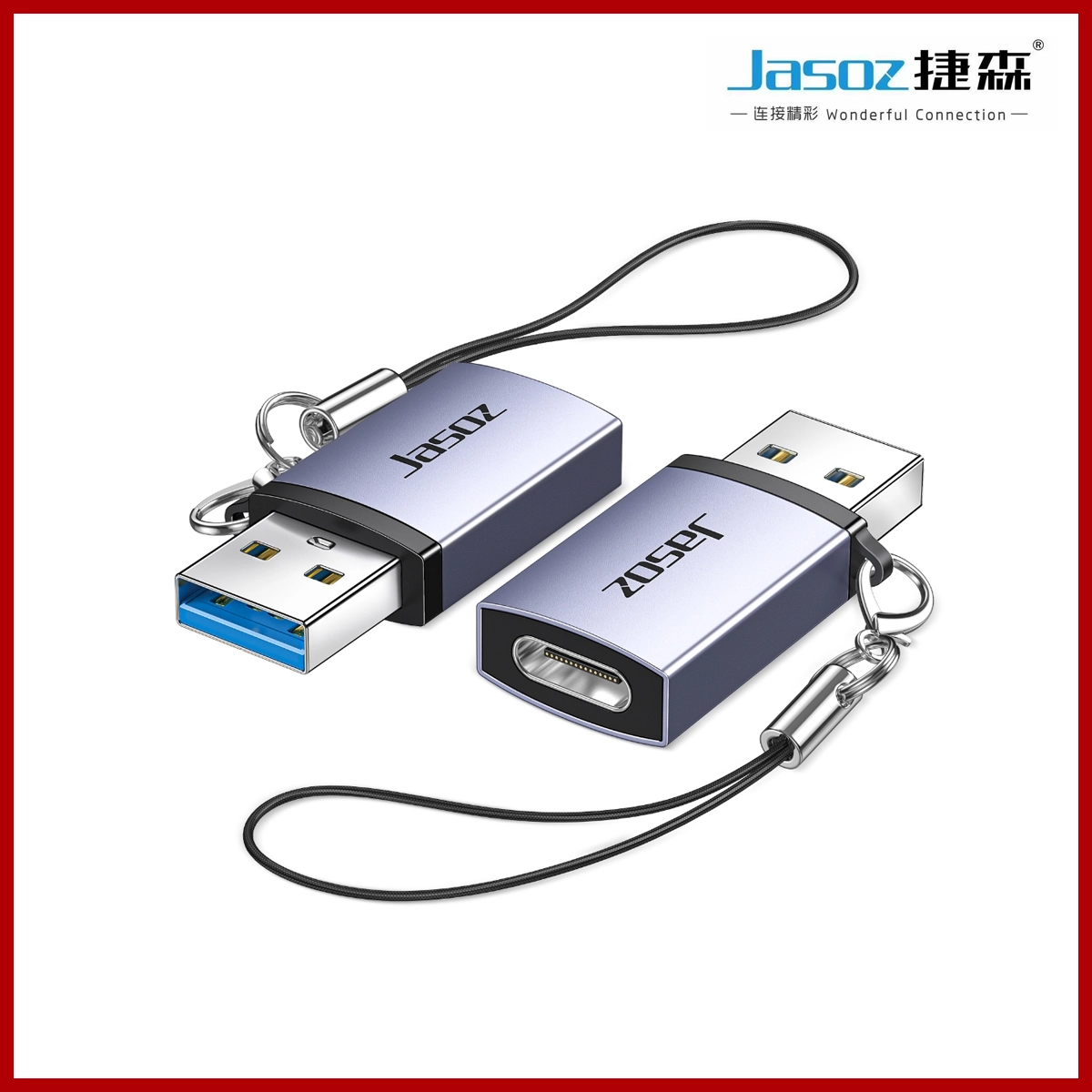 Jasoz USB 3.0 to Type-C Female Adapter G140