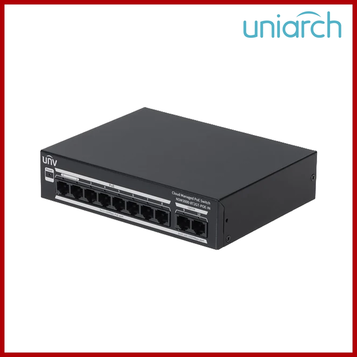 UNV 8 Port Gigabit Unmanaged POE Switch NSW2100-9GT1GP-POE-IN