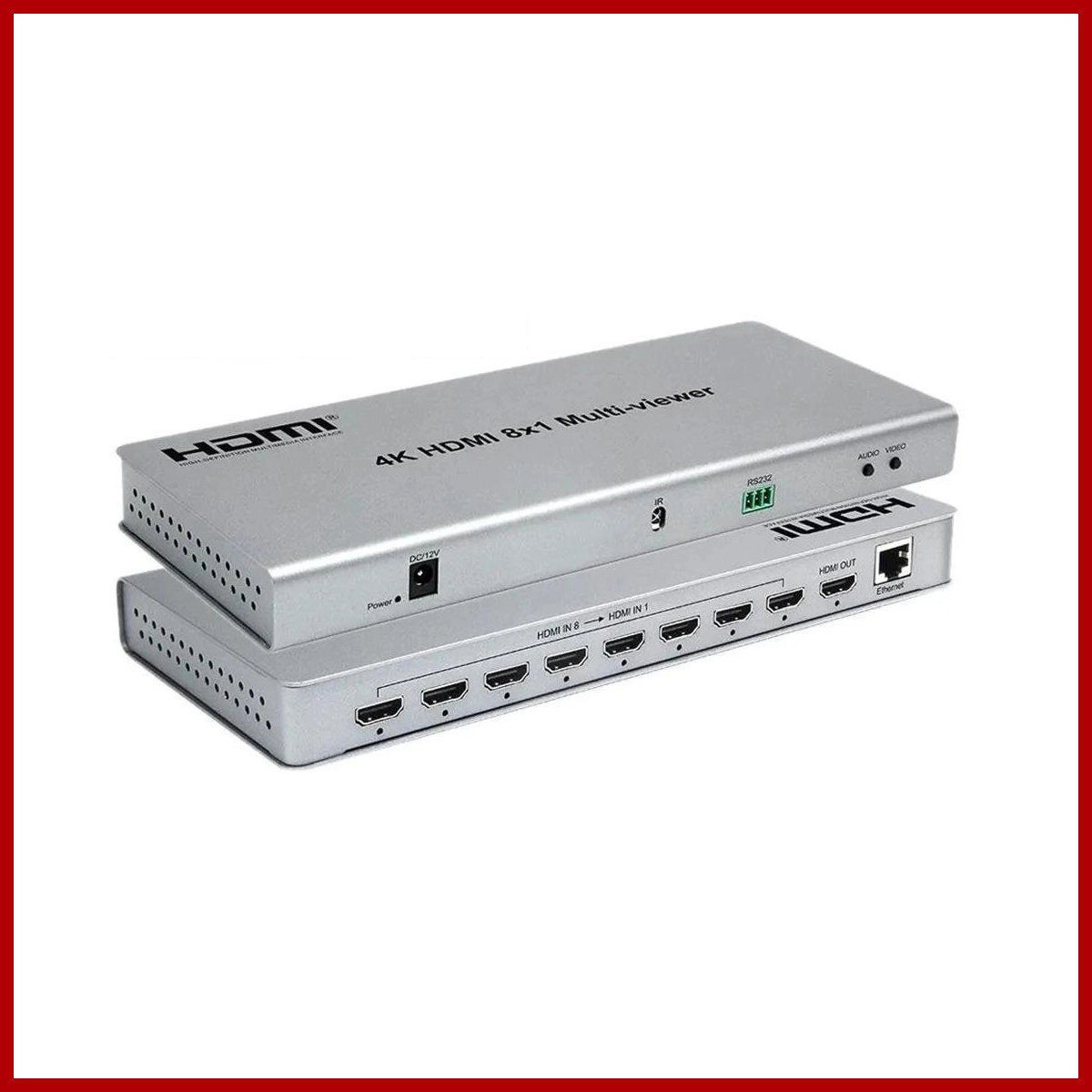 HDMI Switch 4K Multiview 8 In 1 Out (8*1)