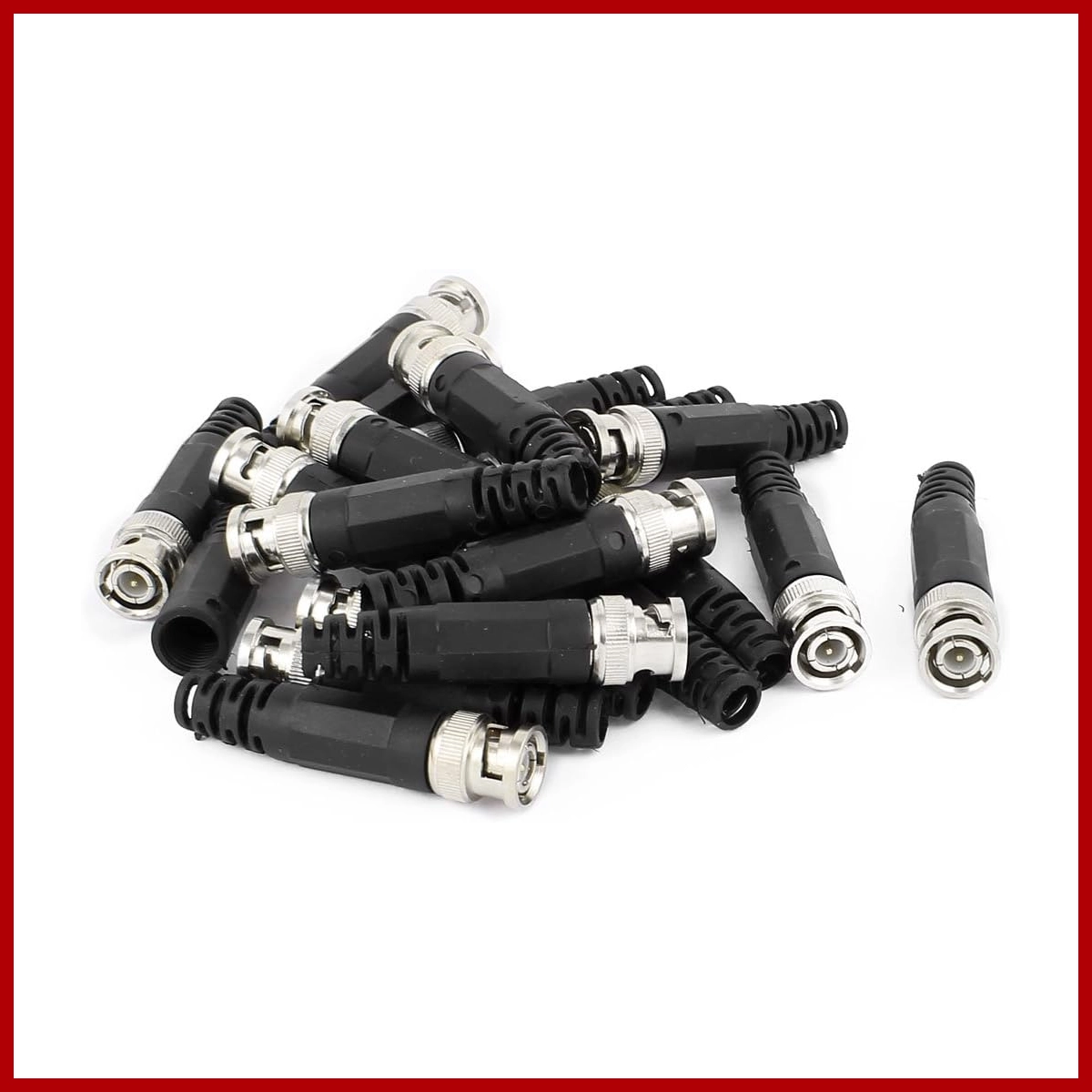 Bnc Plug with Plastic Black