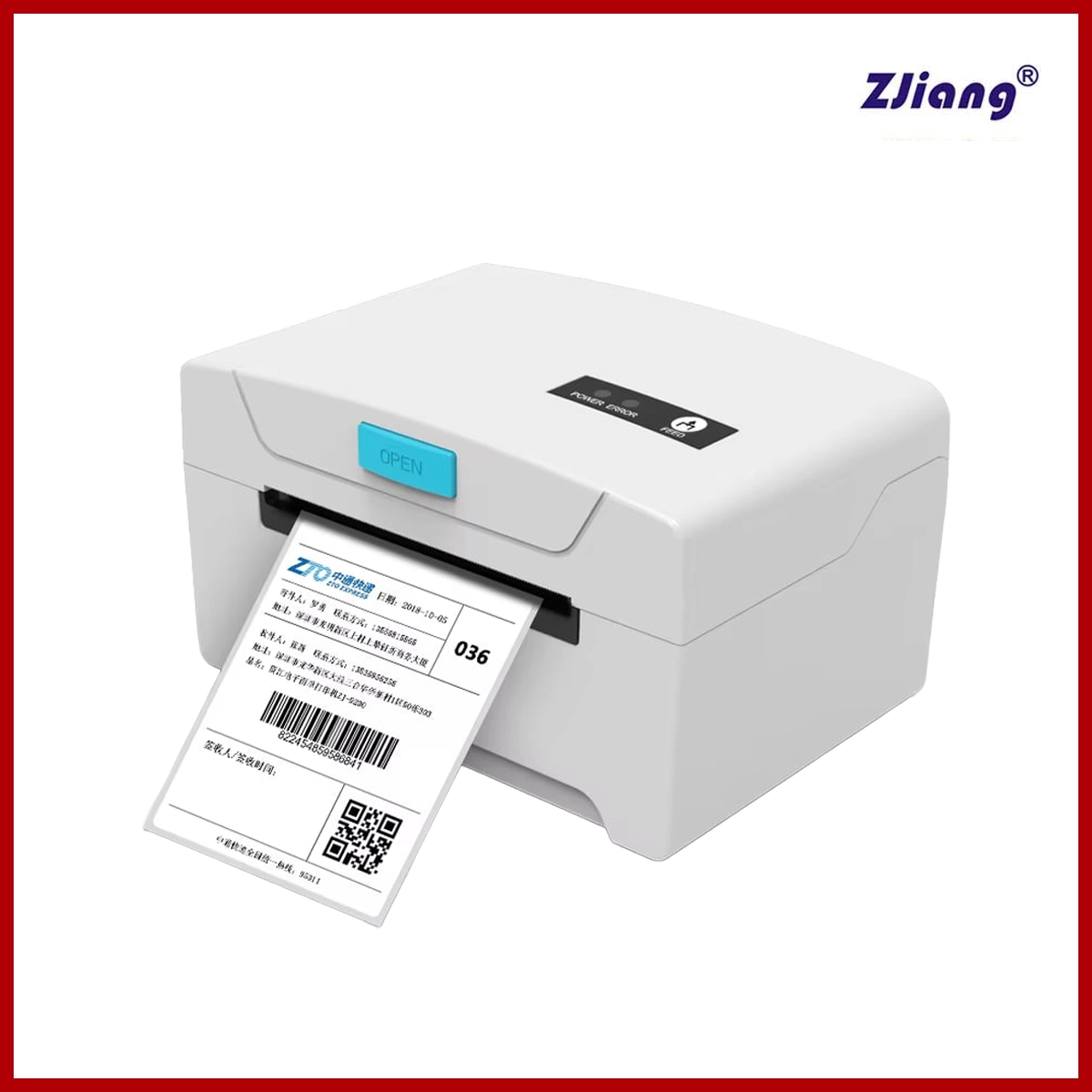 Label Printer 80mm TDL402H USB+Bluetooth White