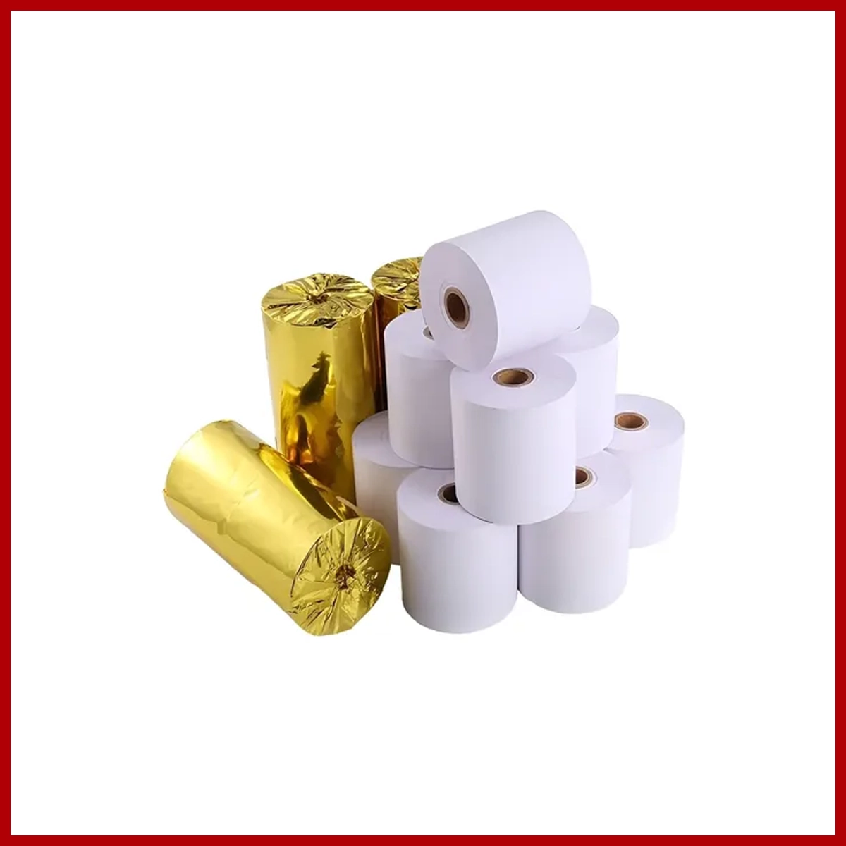 Receipt Paper Roll 80x80 Gold