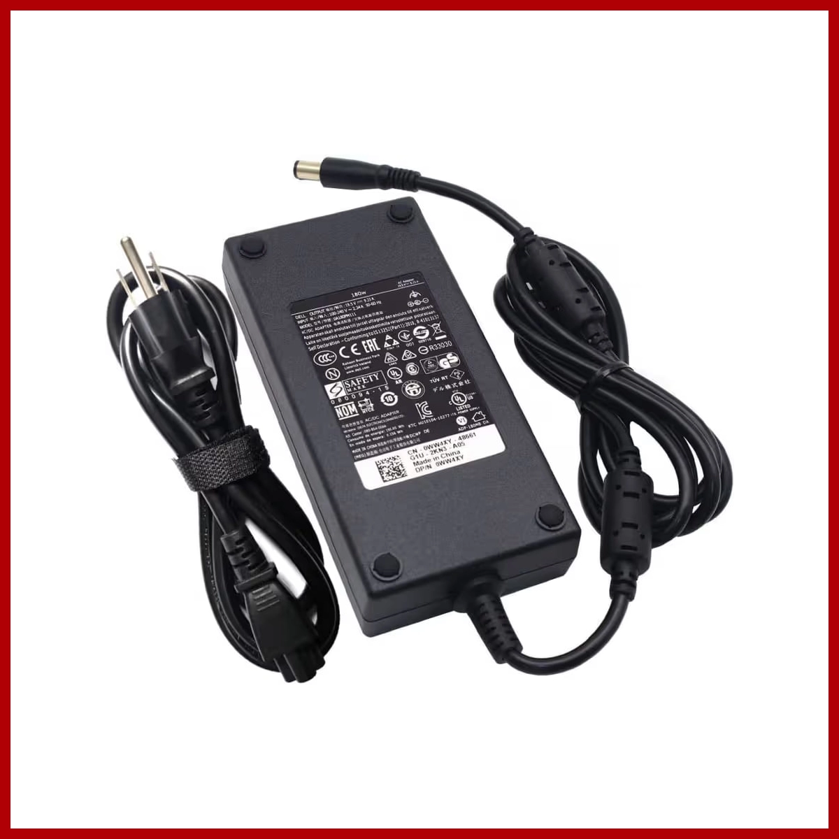 Dell Ac Adapter Charger 180W 20V(19.5V) 9A(9.23V) 4.5*3.0mm For MSI Katana GF66 GF76 Pulse GL66 GL76 WF66 WF76 a17-180p4b 957-15621P-104