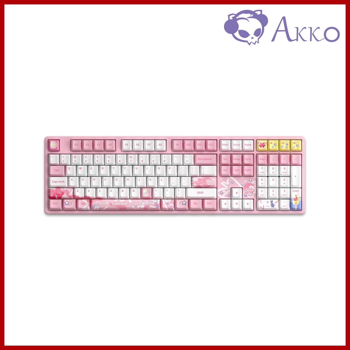 Akko Wired Gaming Mechanical Keyboard 5108S - Sailor Moon Crystal