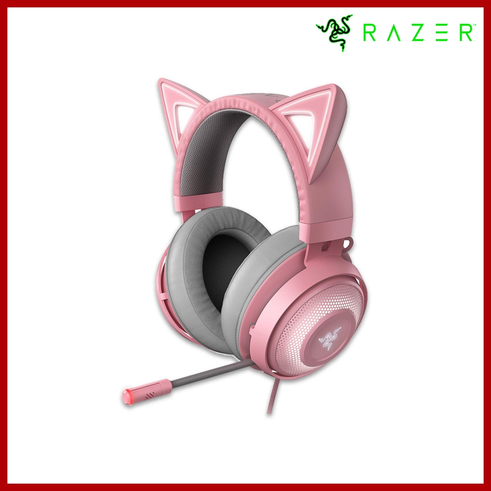 Razer Headset Wired Gaming Kraken Kitty Edition Pink