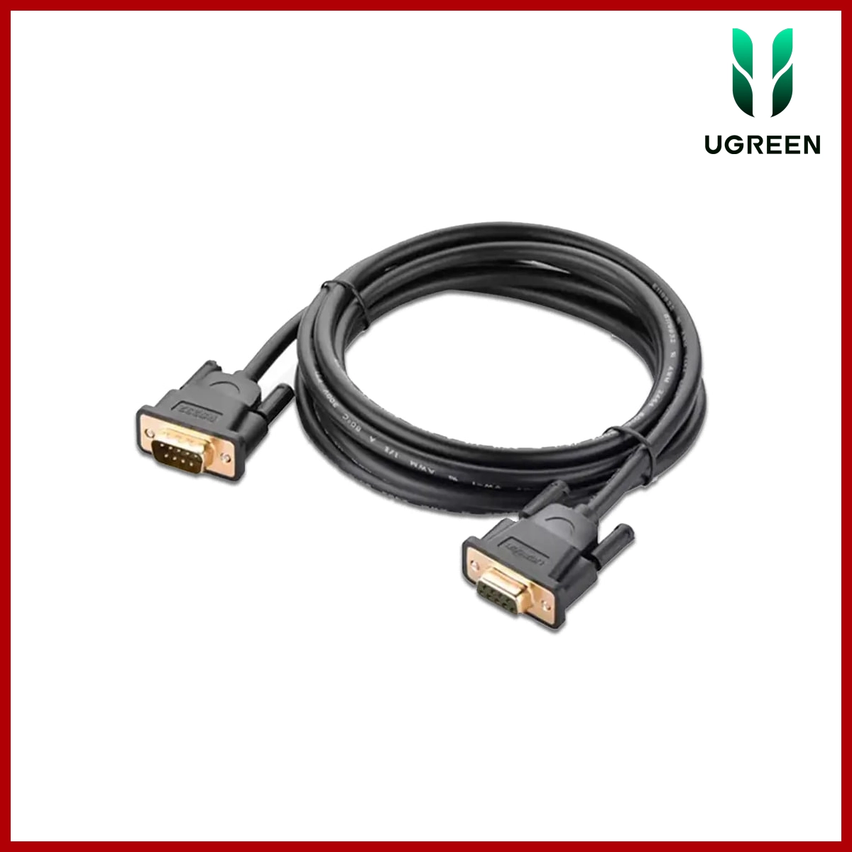 Ugreen 9pin Vga Male to Female Cable RS232