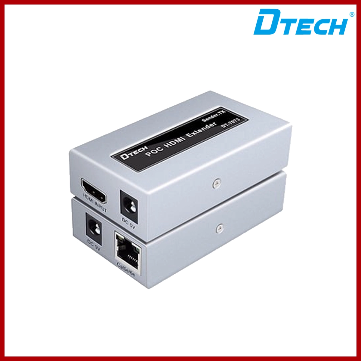 DTECH HDMI Over LAN Cable Extender 50M 5V/1A 1080P DT-7073 @60HZ