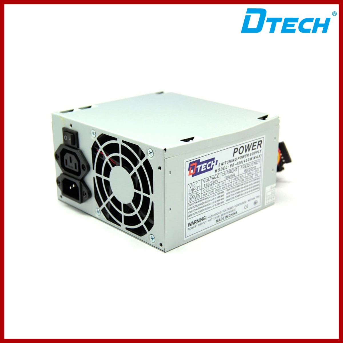 Dtech Power Supply (PSU) 450W PW029A