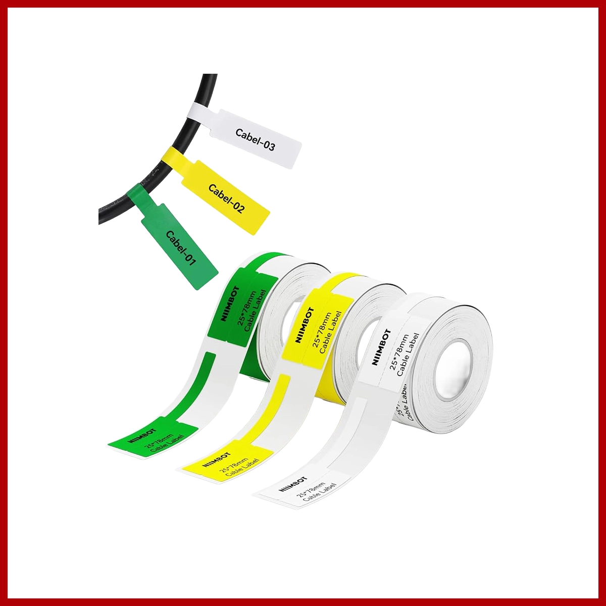 Niimbot Adhesive Cable Sticker