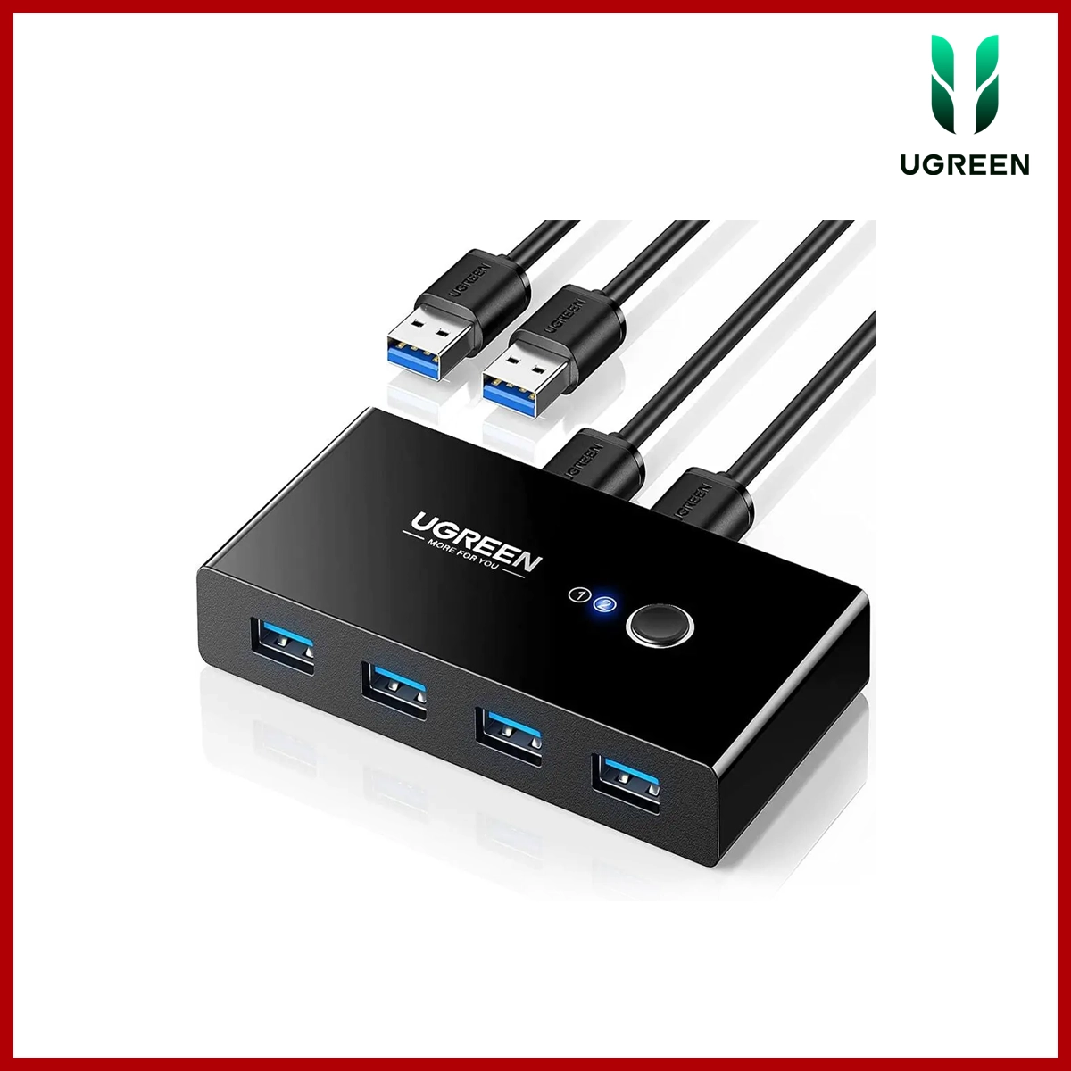 Ugreen 2 In 4 Out USB3.0 Sharing Switch Box 30768