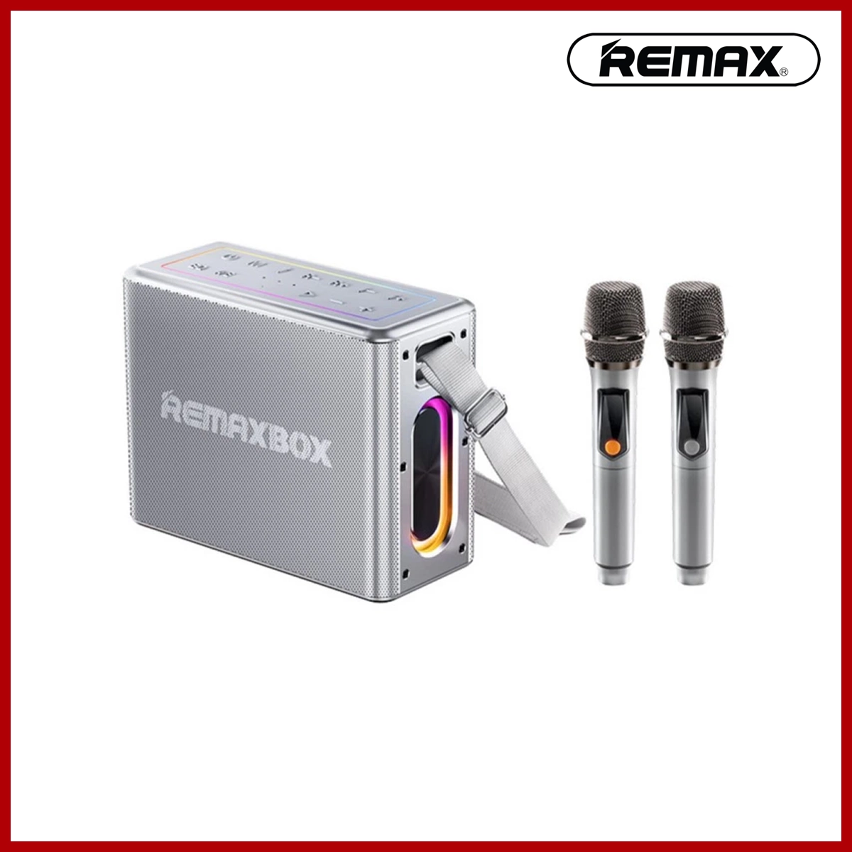 REMAX Chenyie Series 120W Portable Wireless Speaker with Lights RB-M51 Silver
