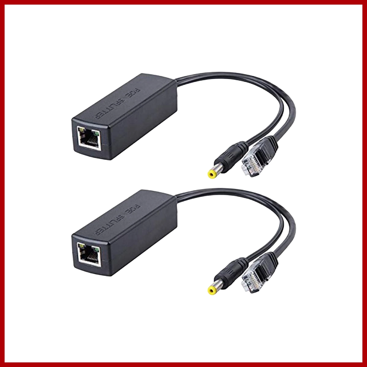 POA4812 PoE Splitter Adapter Gigabit 48V-12V 1A-2A 5.5*2.5mm