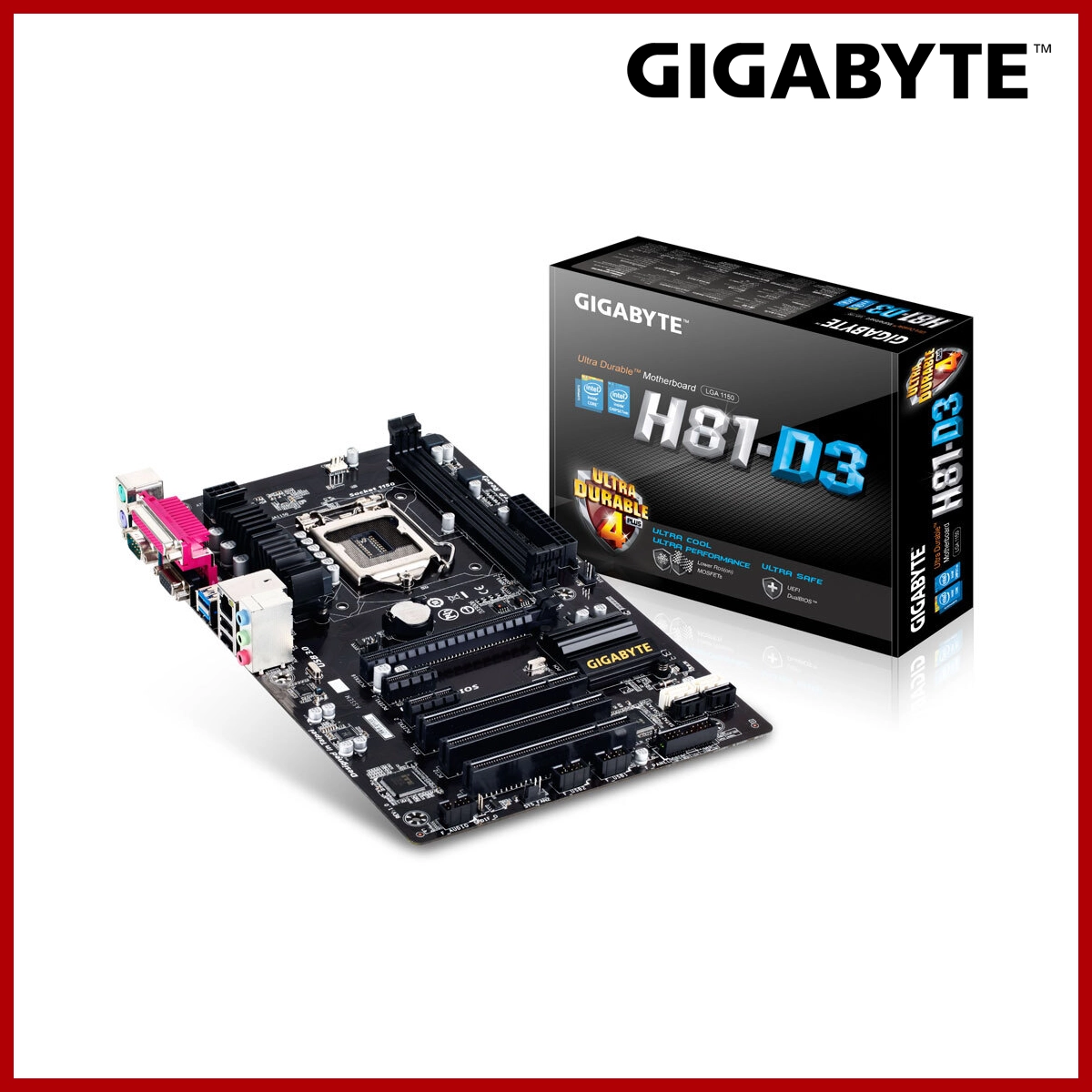 Gigabyte Mainboard (MB) H81 + i5-4440