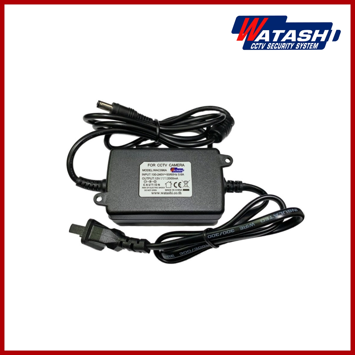 Watashi 12V 2000mA Power Adapter WAC096A