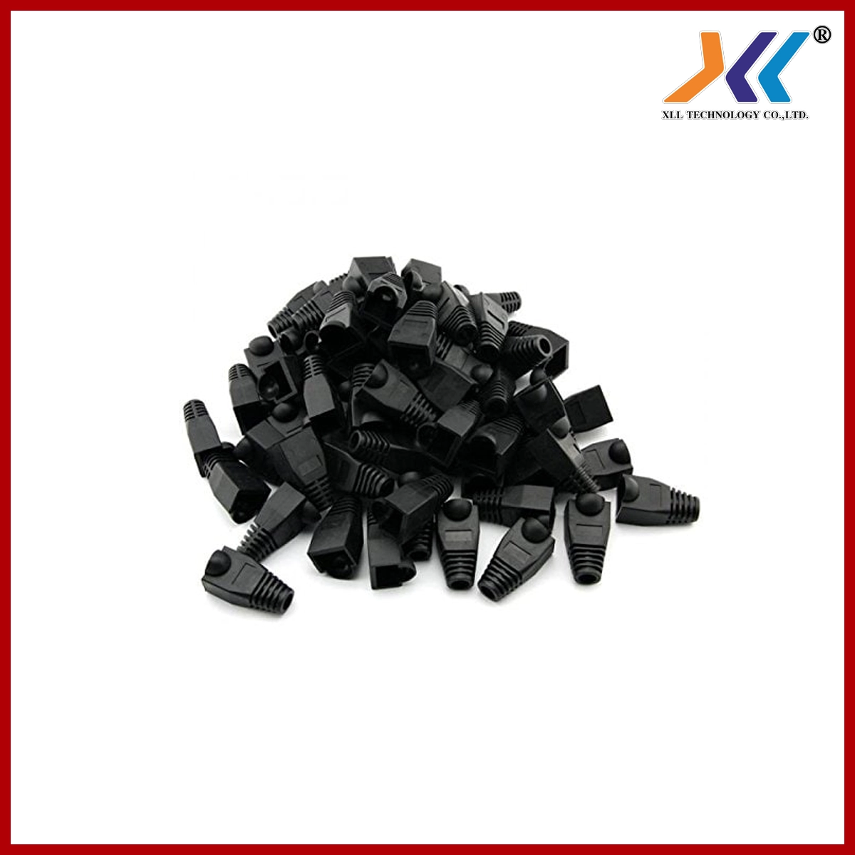 XLL RJ-45 Plug Boot Black Cat5e/6/7