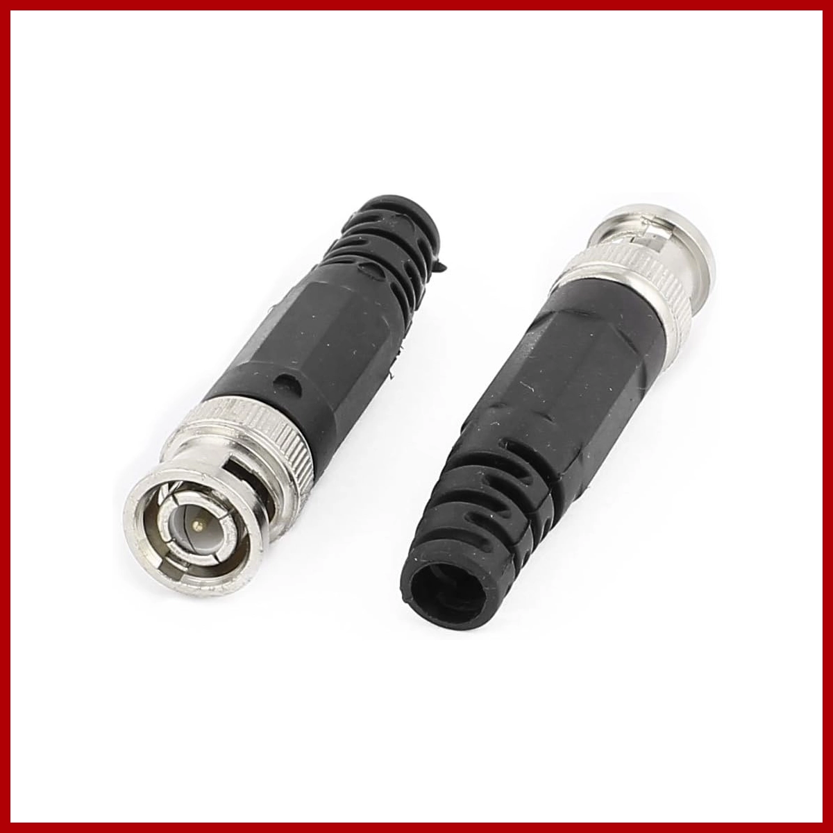 Bnc Plug with Plastic Black