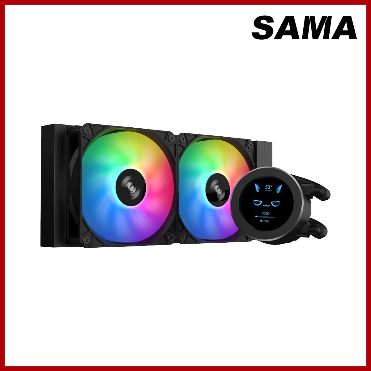 SAMA CY240mm Liquid Cooler Black 250W