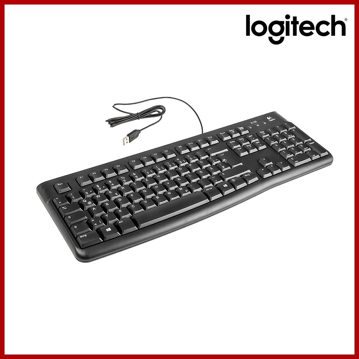 Logitech Keyboard K120 USB Standard ENG